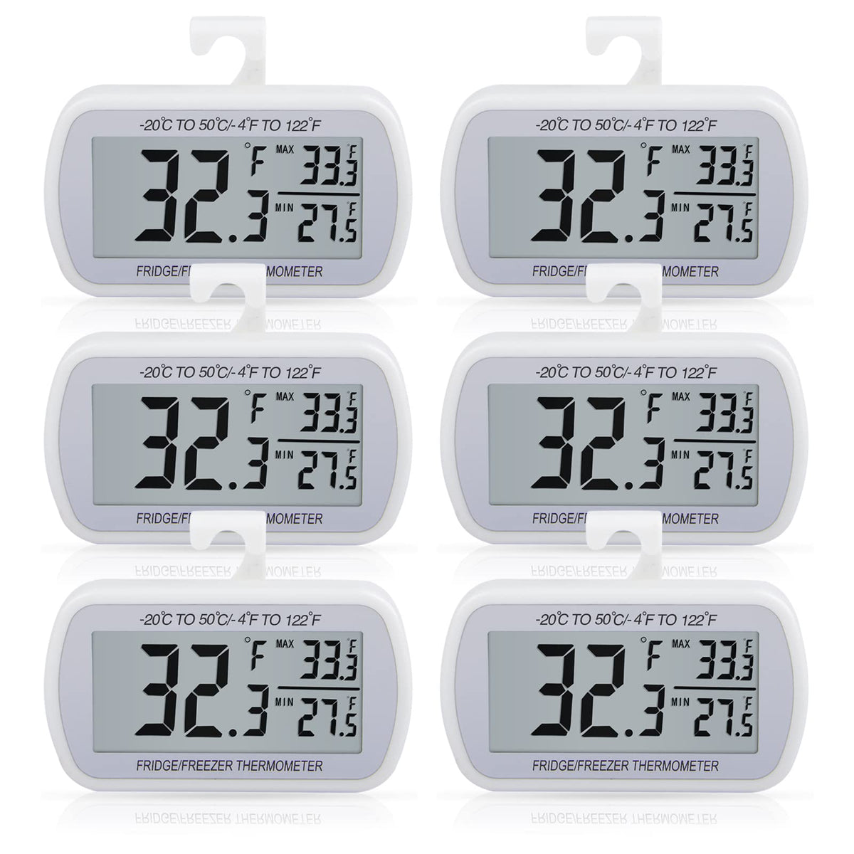 AEVETE front display showing large LCD for easy temperature reading