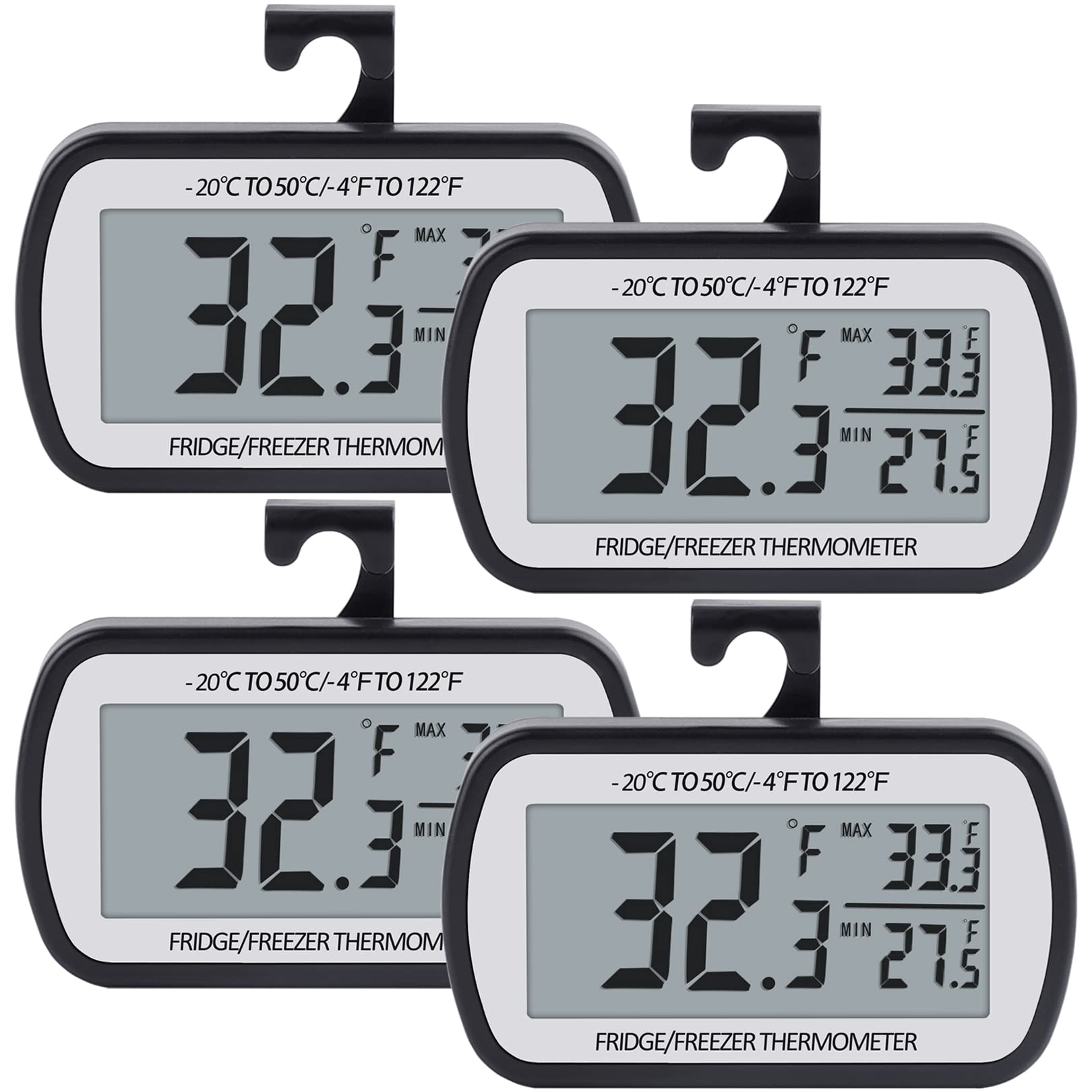 AEVETE front packaging showing four thermometers and benefits