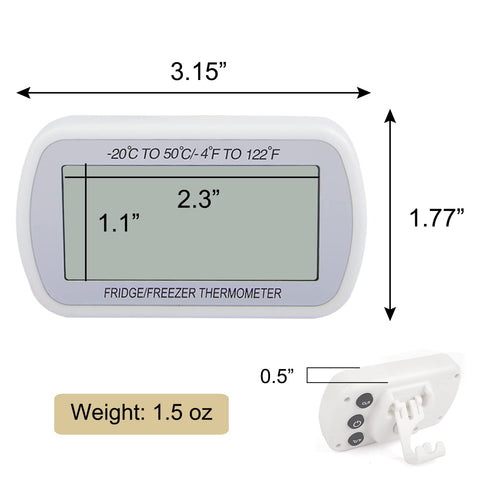AEVETE hanging inside fridge showing convenient hook placement