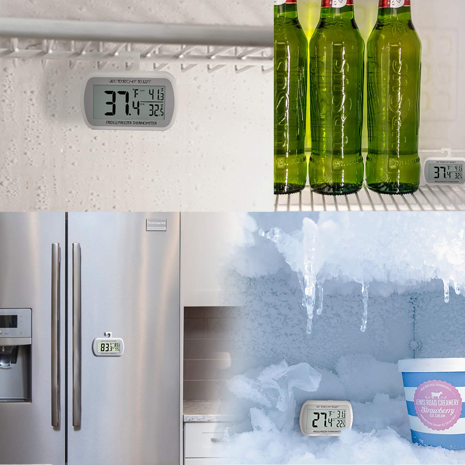 AEVETE in kitchen setting monitoring fridge for food safety