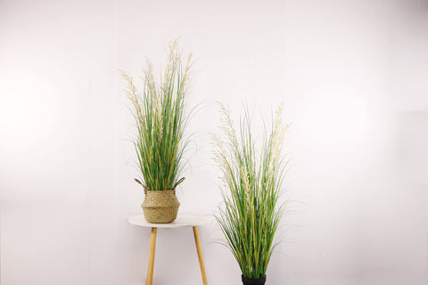 AfanD closeup silk reed flowers adding delicate white contrast