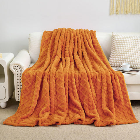 Aganear throw at foot of bed offering extra warmth and bedroom accent
