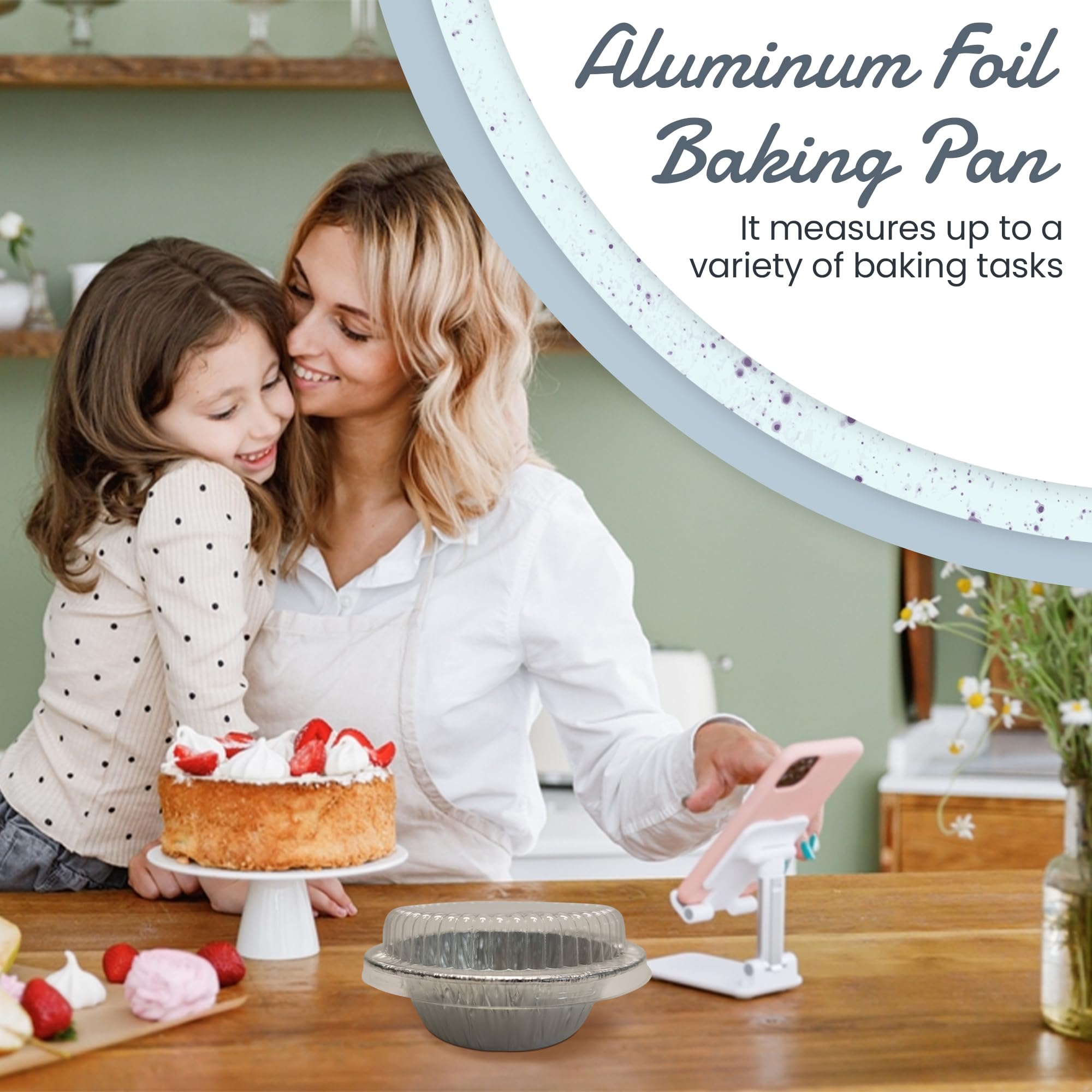 AGIANT inside texture and shine of tin showing even-heat surface for baking