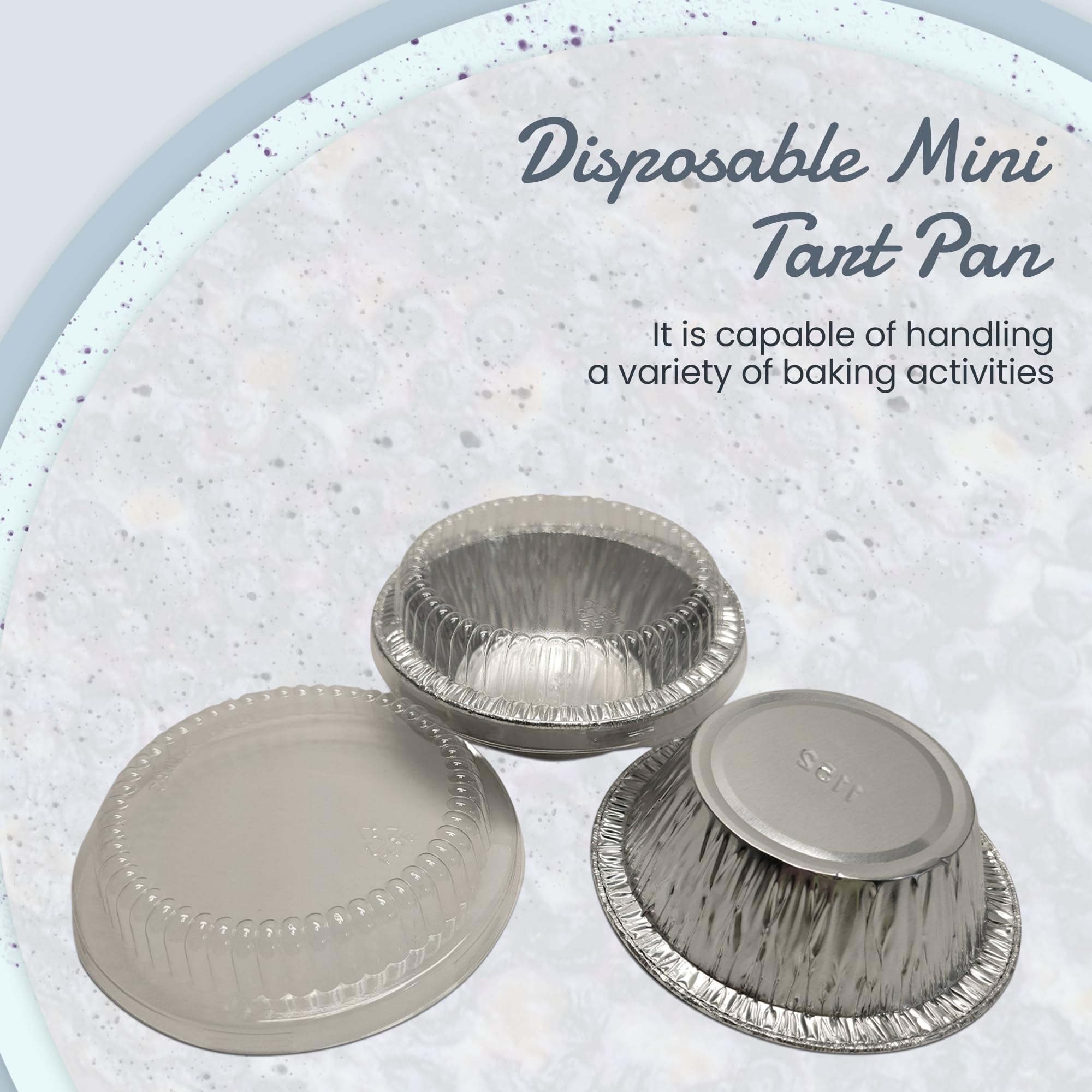 AGIANT mini pie tin with snap-on lid closed showing secure transport benefit