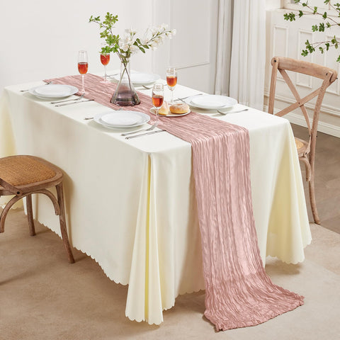 AGIRL dusty pink runner next to ruler for scale showing exact size and usable width