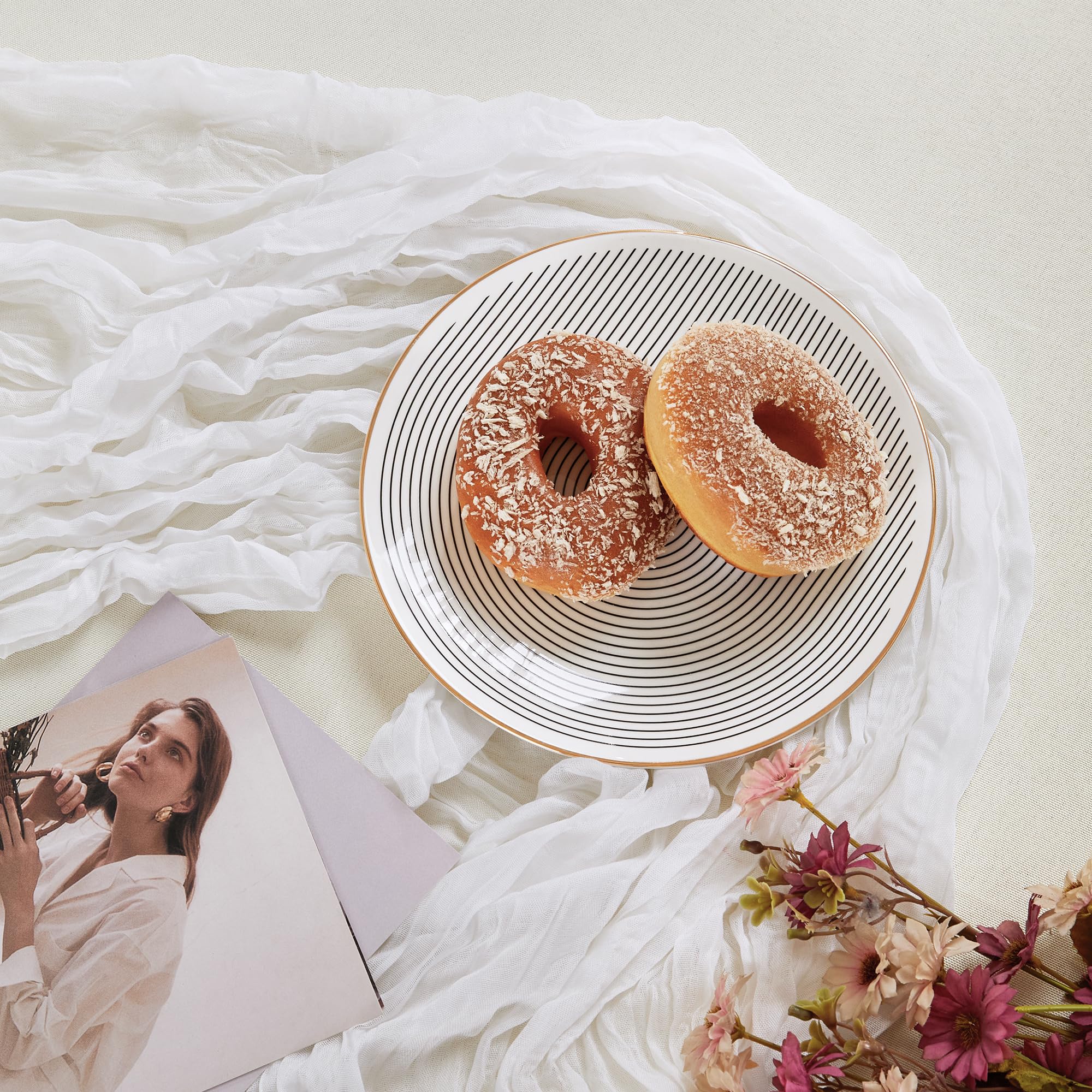 AGIRL styled wedding table with runner adding romantic boho atmosphere