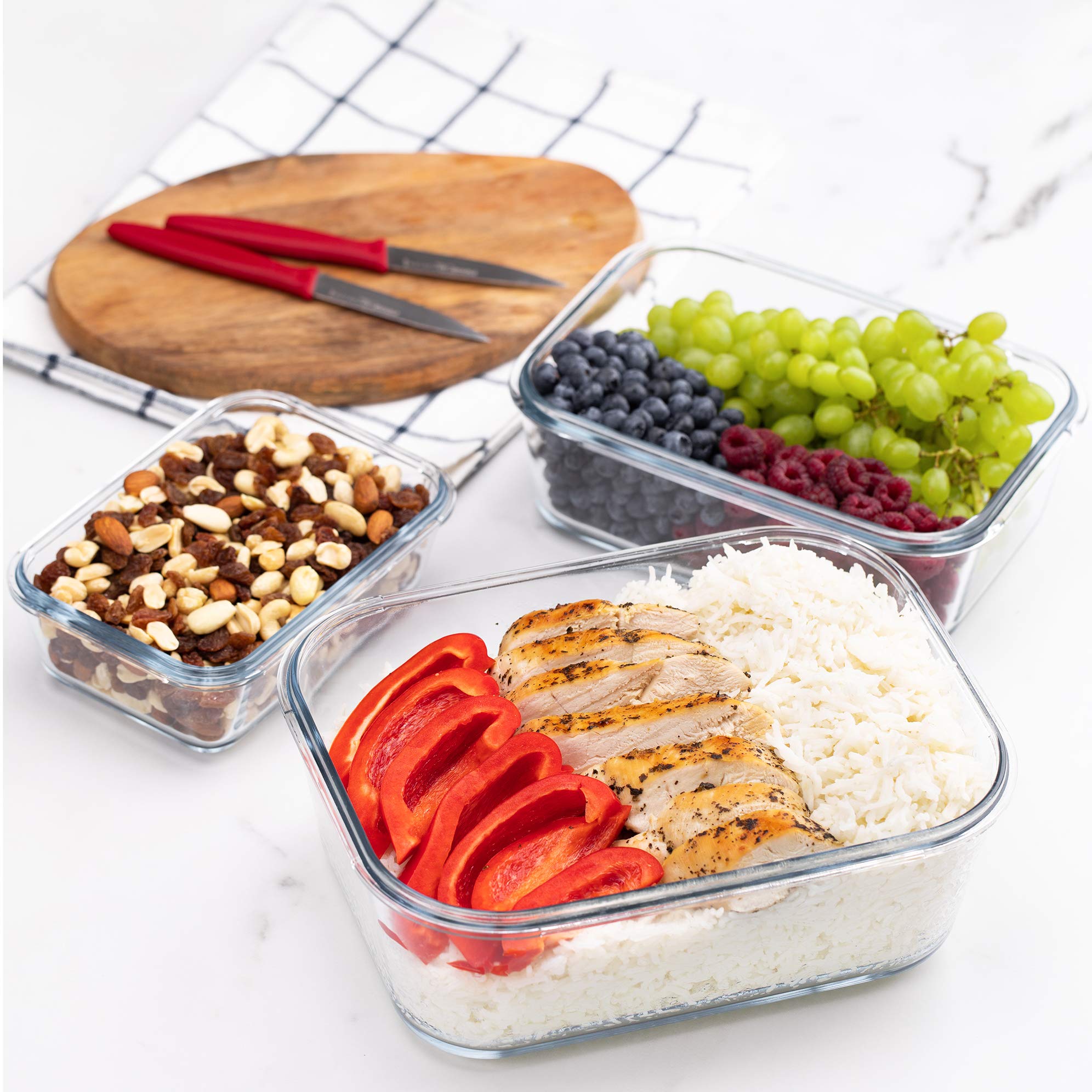 AGTRADE stacked containers illustrating space-saving storage and organization