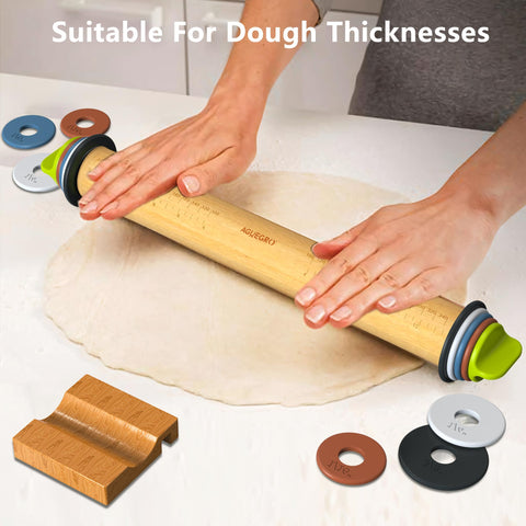 Aguegro rings attached demonstrating consistent thickness control