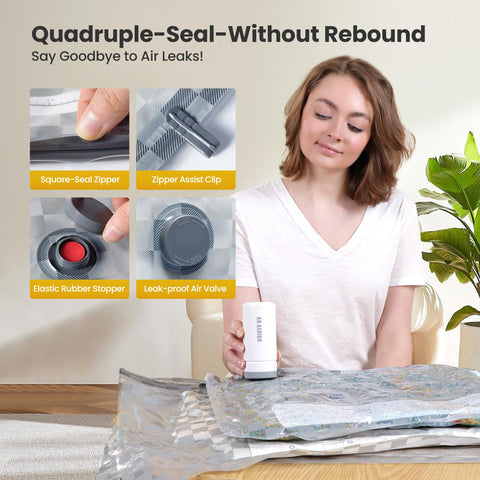 AH AEHIBO rechargeable pump close-up, fast compression and portable convenience