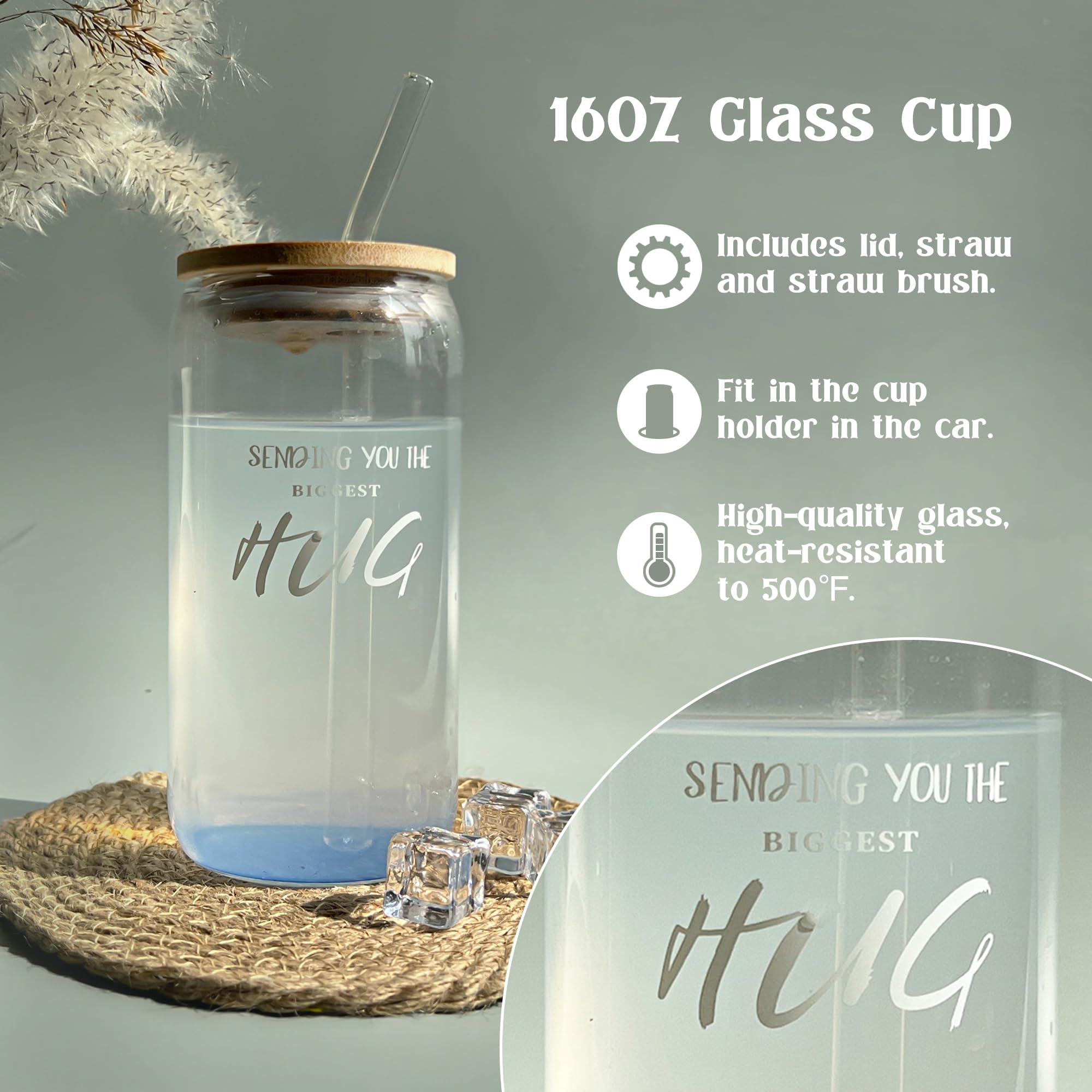 AHAGIFTREE mug and greeting card staged for a soothing beverage moment