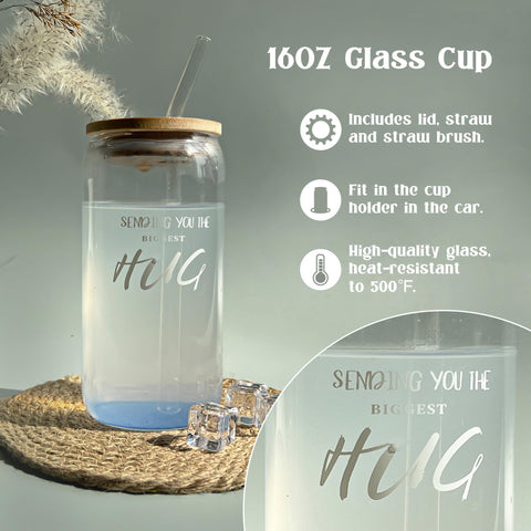 AHAGIFTREE mug and greeting card staged for a soothing beverage moment