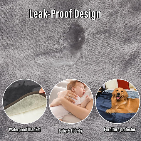 Ahinahwap visible TPU waterproof layer at the blanket edge preventing leaks