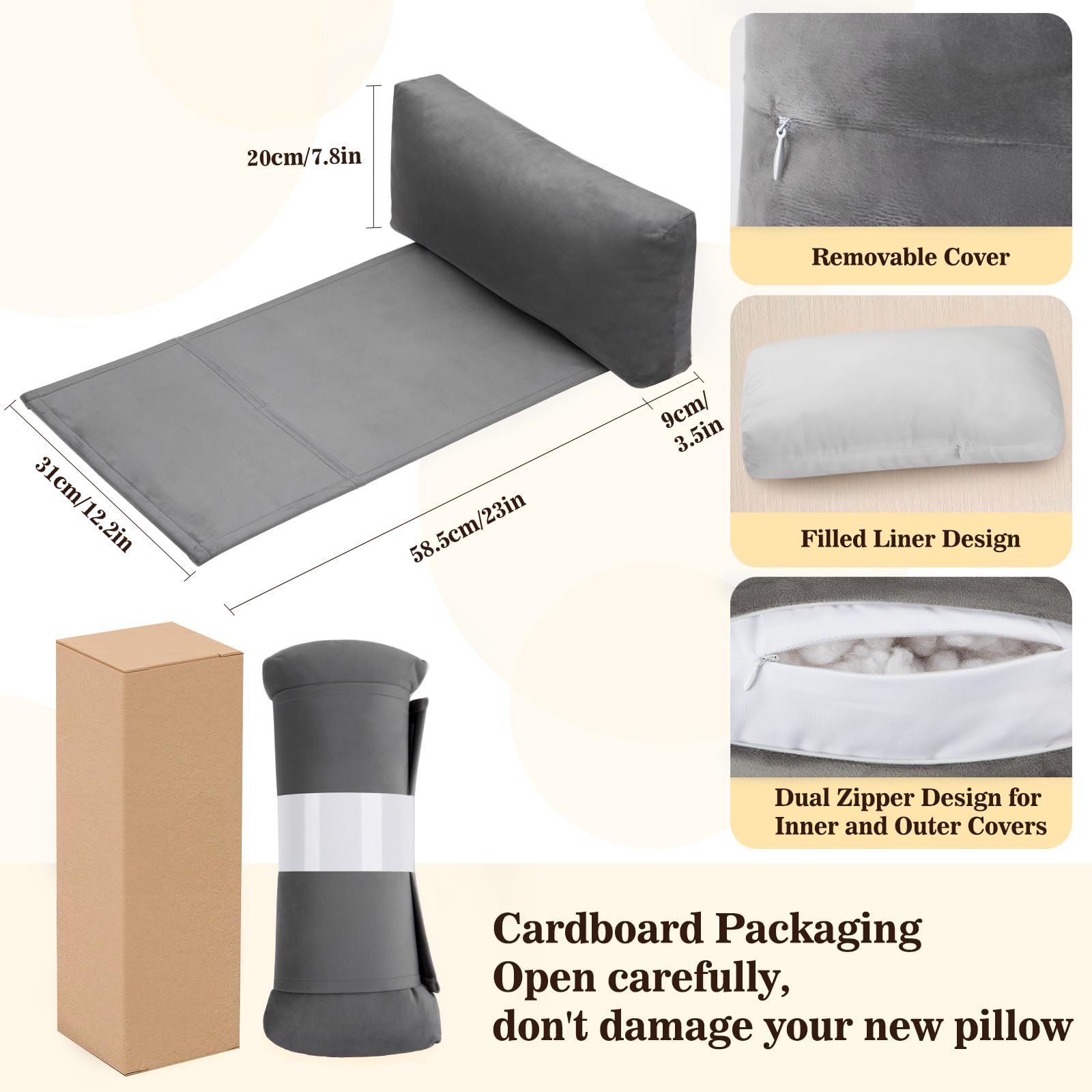 AHUAWA side pockets holding phone and glasses for convenience