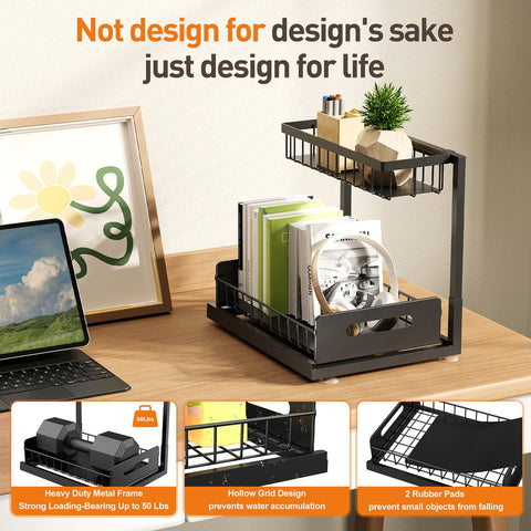 AIDIAM lifestyle shot in a kitchen cabinet showing neat storage and accessible items