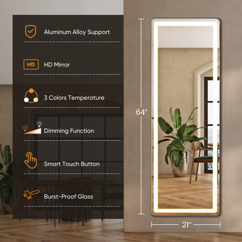 Aidoly closeup of LED lighting modes demonstrating adjustable color temperatures benefit
