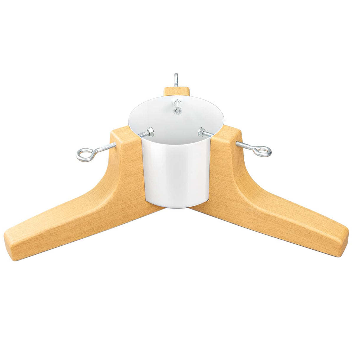 Aierden front view show stable metal stand and secure tree base