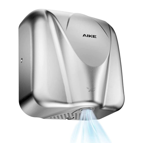 AIKE AK2812 front brushed stainless view showing sleek durable finish and professional look