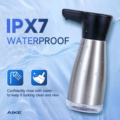 AIKE open reservoir being refilled showing easy top-fill convenience benefit