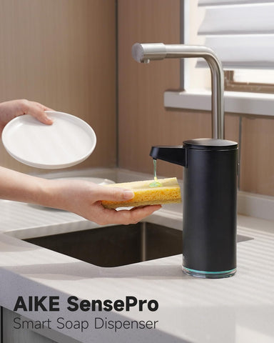AIKE SensePro wide refill funnel top view, makes refilling quick and spill-free