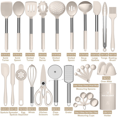 AIKKIL utensils in dishwasher showing easy cleanup and time-saving convenience
