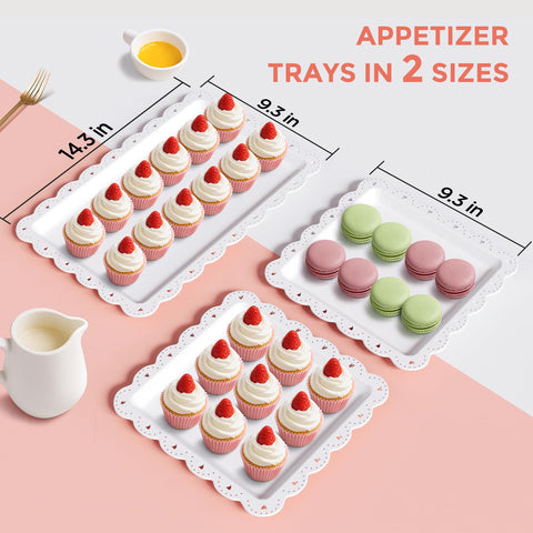 AIMSEAL 2-tier round stand in use holding donuts and macarons