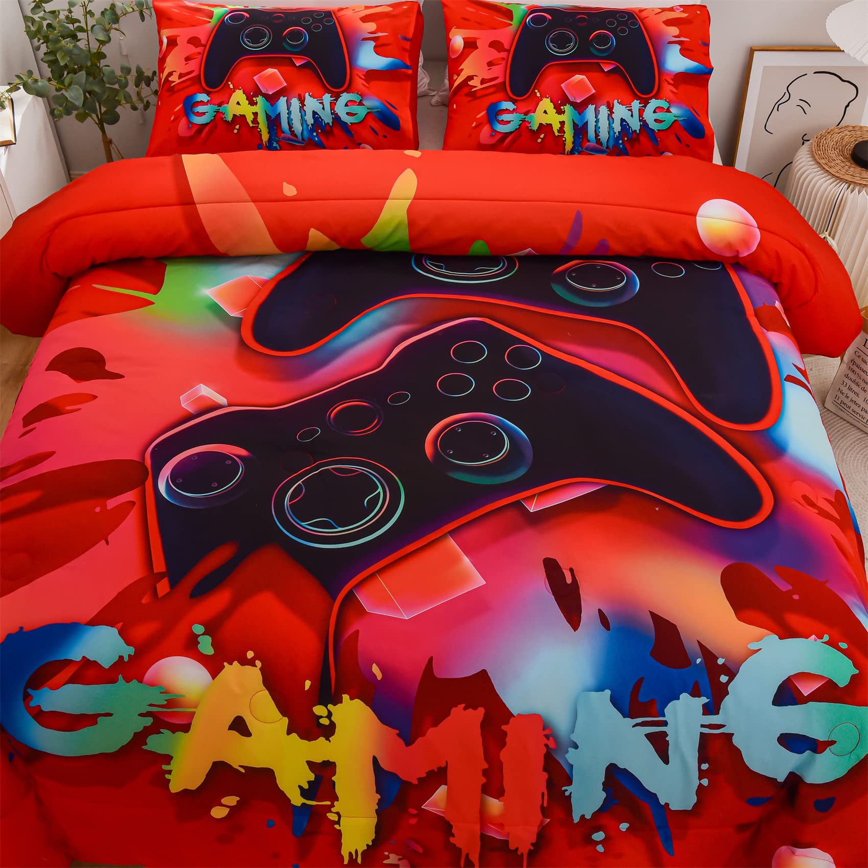 Aimuan child sitting on comforter showing cozy comfort and playful design