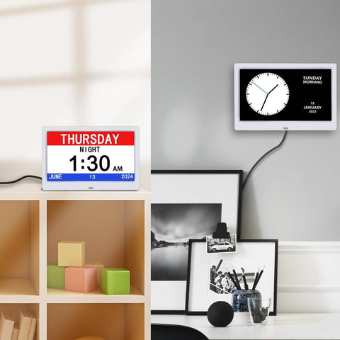 AINFTIME dimmed night mode showing soft low-glare illumination