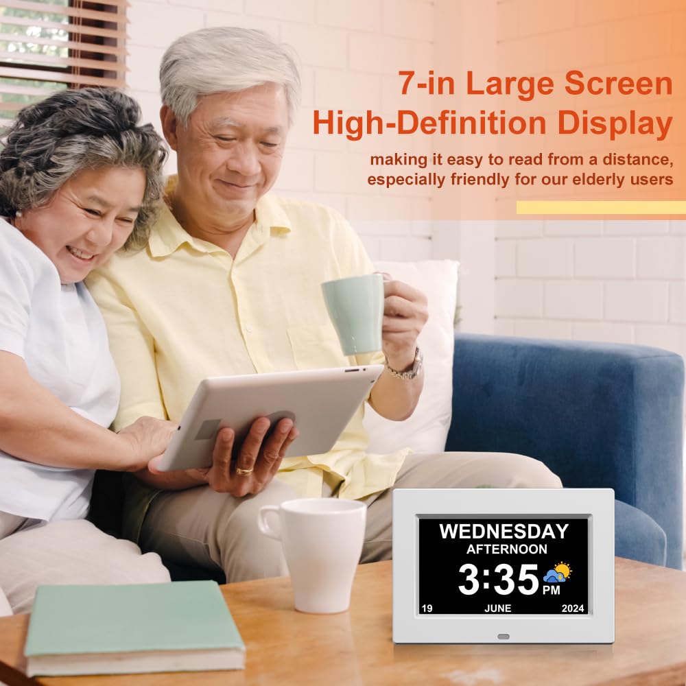 AINFTIME showing USB power port and cord for flexible charging options