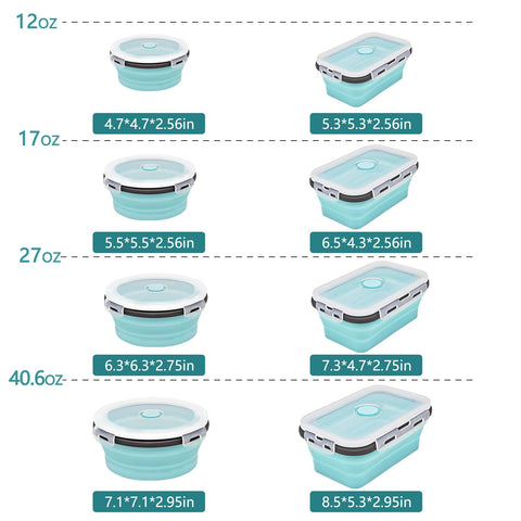 Ainmvnos largest 40.6 oz bowl expanded and holding a salad