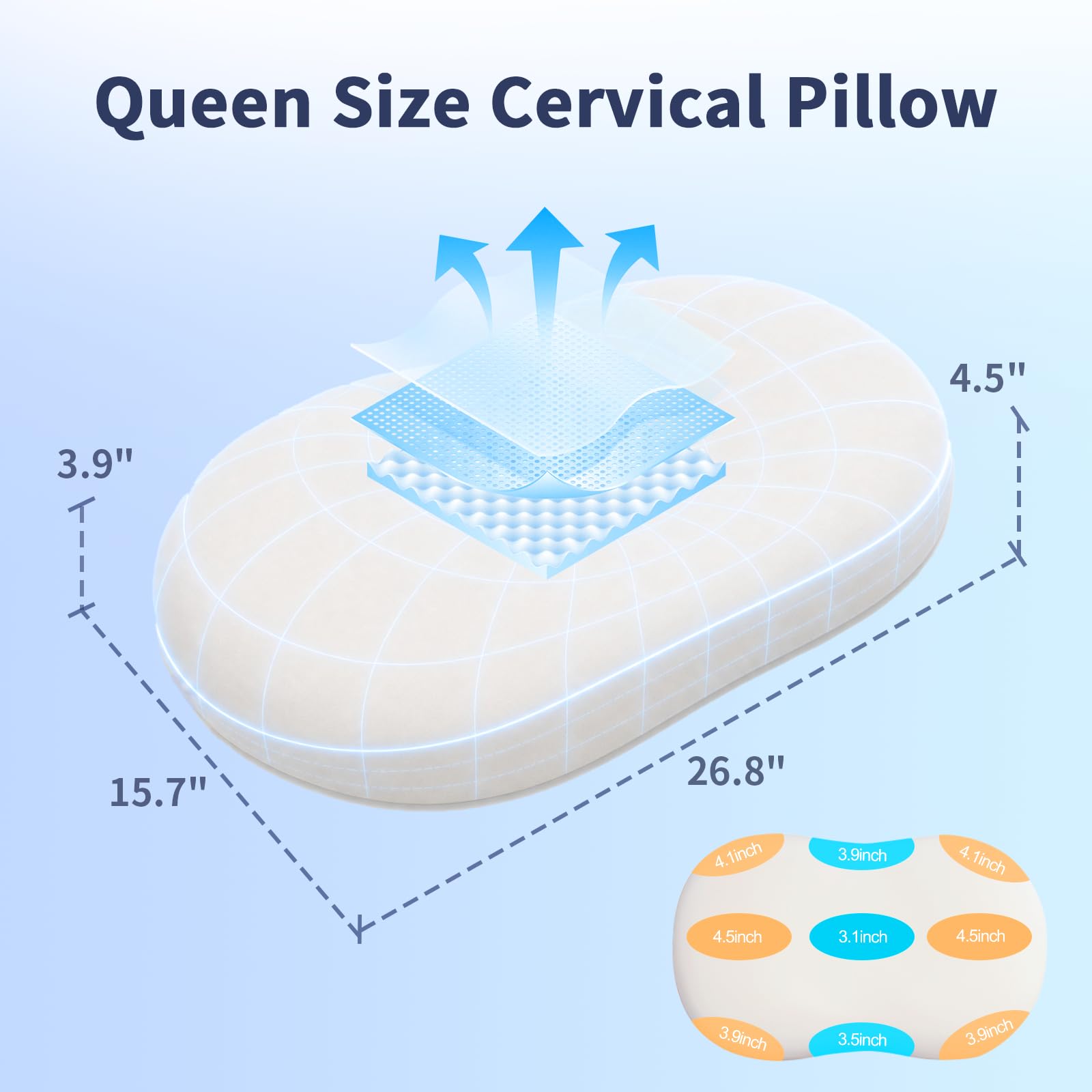 AIRSKY packaged pillow presented as a ready-to-gift sleep solution