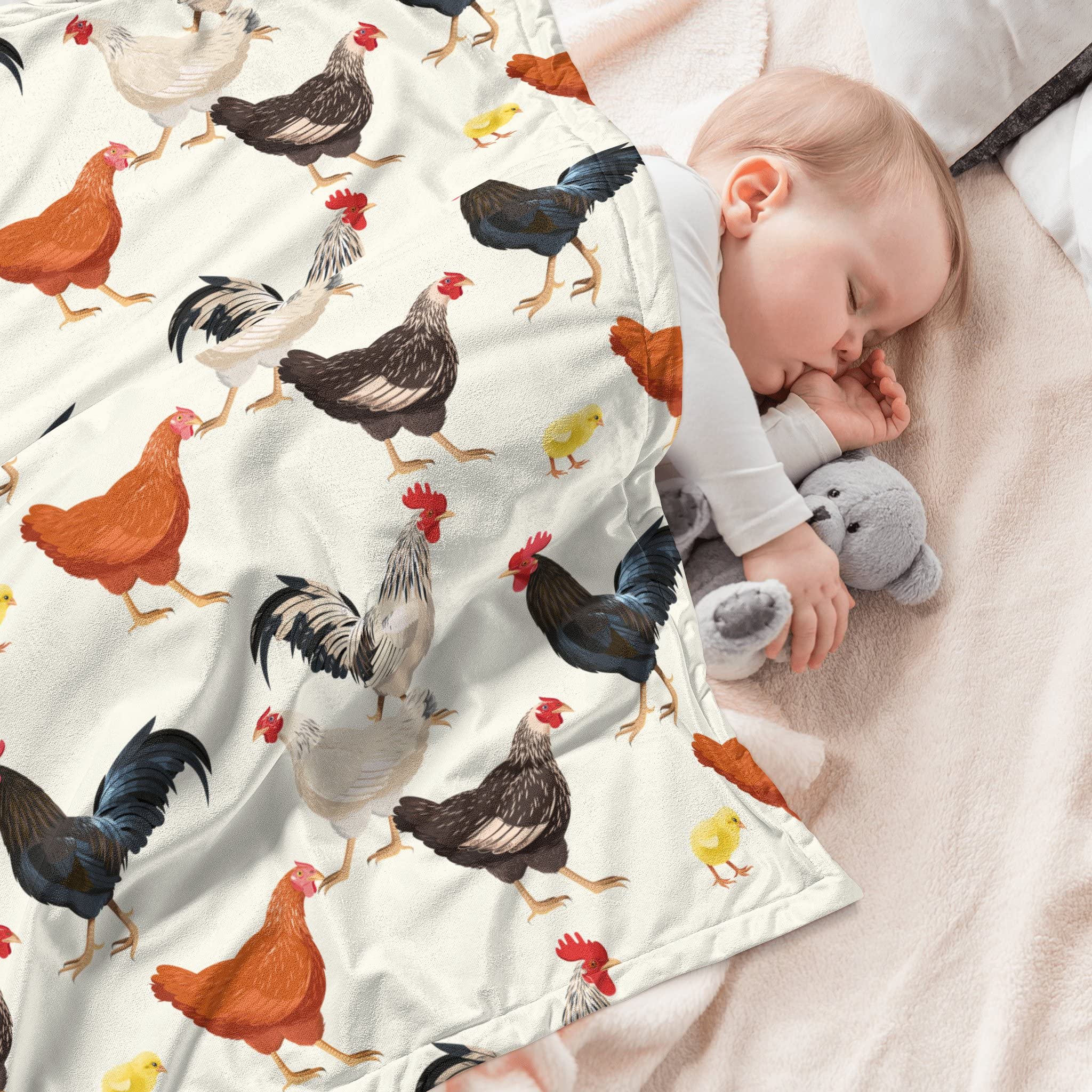 AISDE blanket styled on bed illustrating full coverage and decorative look