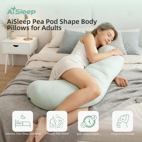 AISLEEP close-up of shredded memory foam fill for balanced comfort