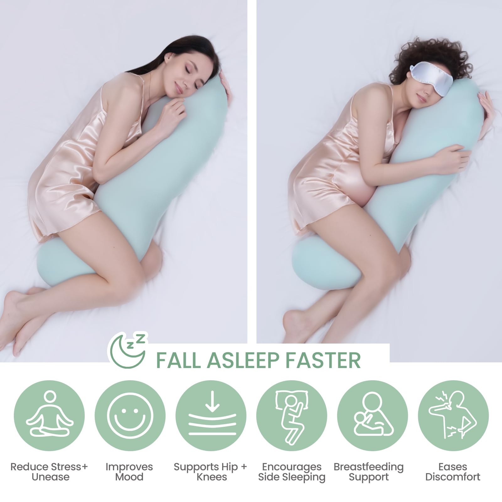 AISLEEP removable cover unzippered, easy-care machine-washable convenience