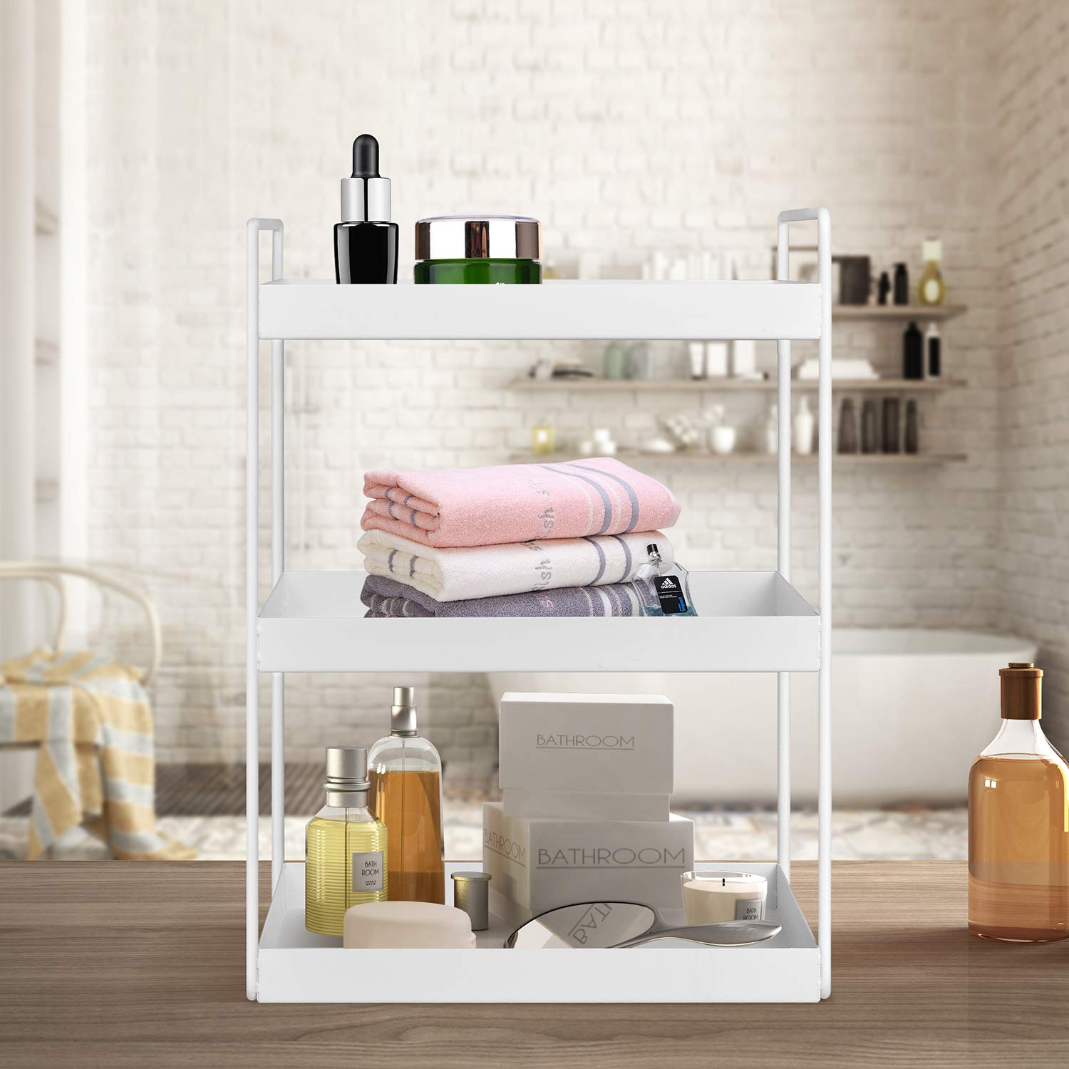 Aisung on kitchen counter holding spice jars for space-saving organization