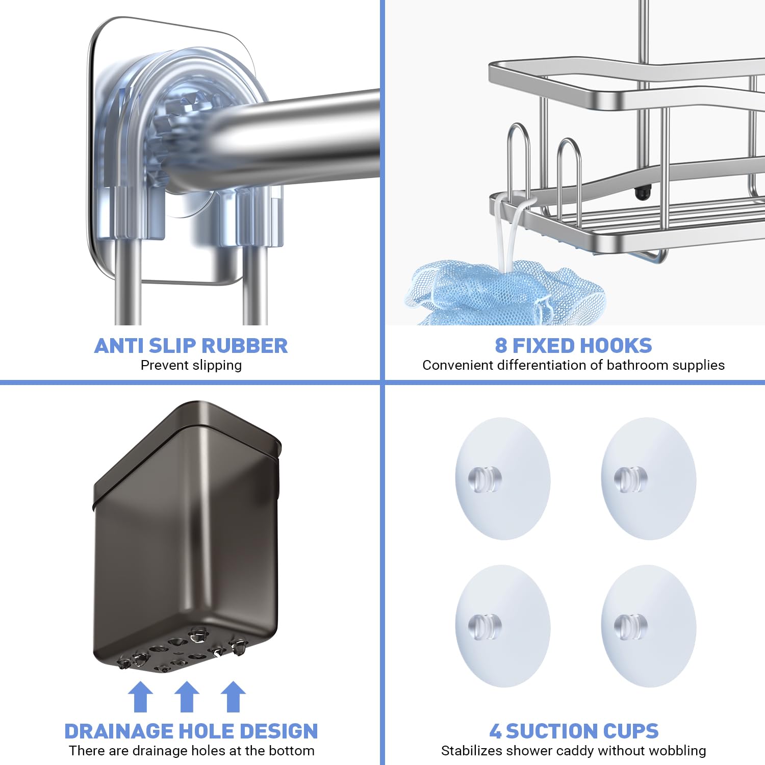 Aitatty installed in shower stall showing size and space-saving benefit