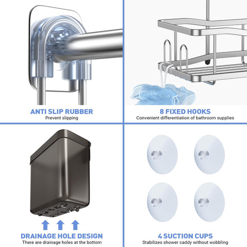 Aitatty installed in shower stall showing size and space-saving benefit