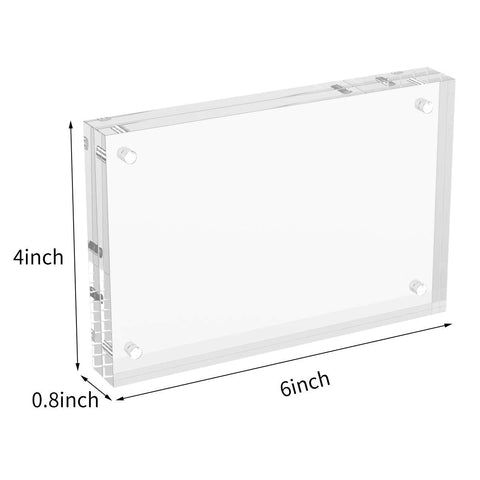 AITEE acrylic close-up of thick edge highlighting 20% thicker panels for stable display