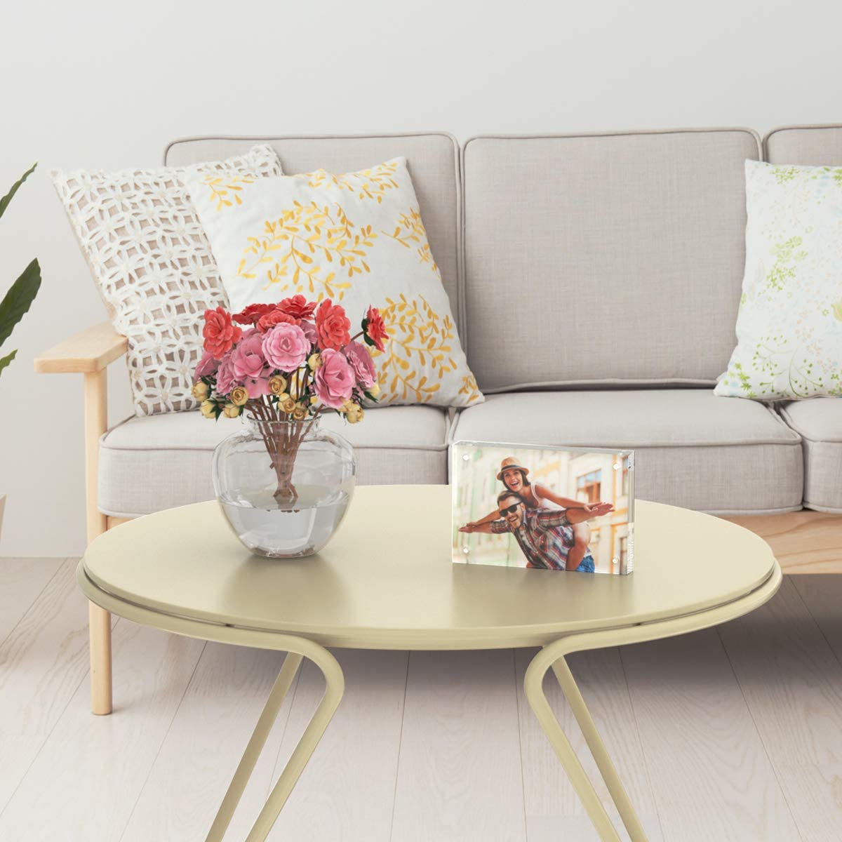 AITEE desk lifestyle display showing minimalist decor and safe tabletop benefit