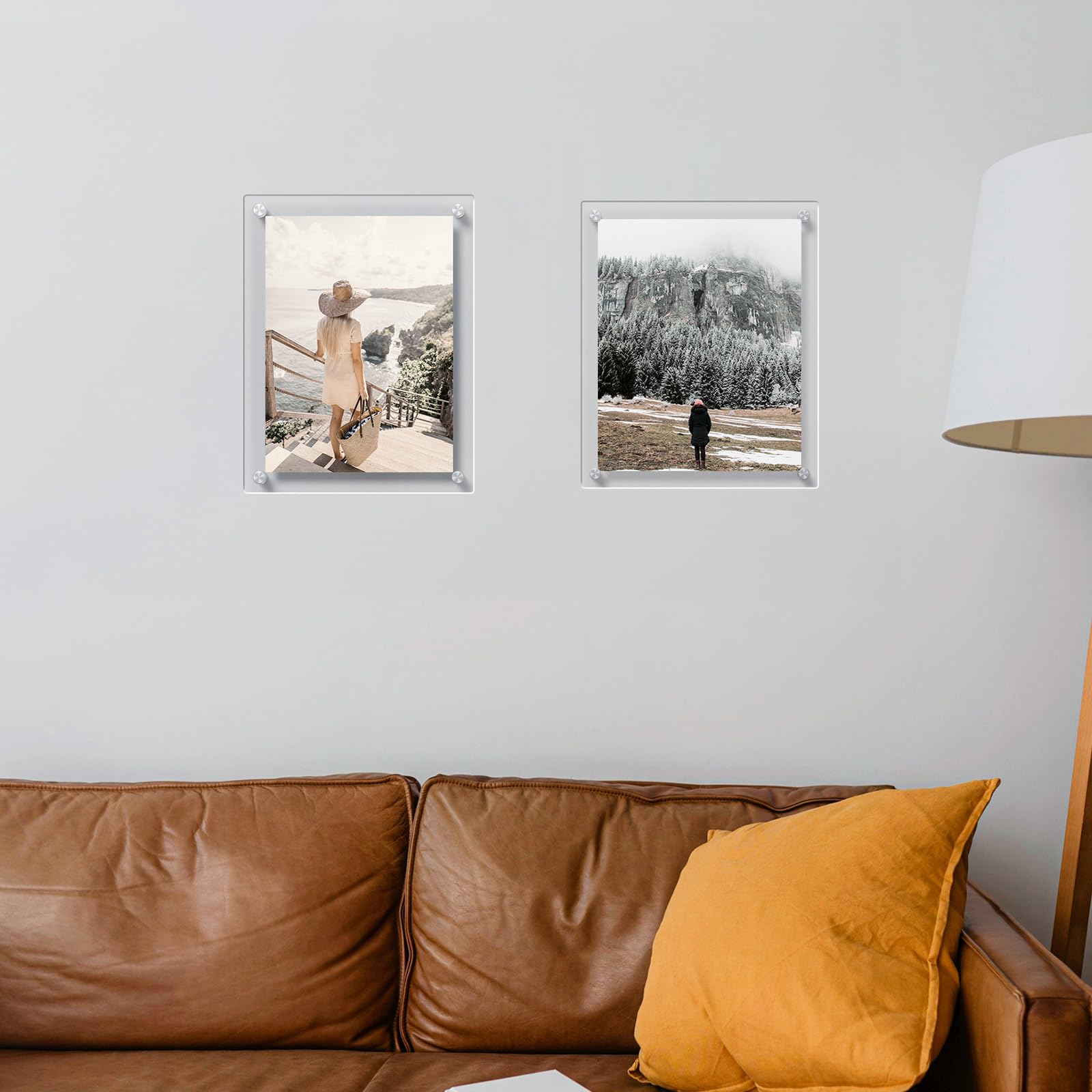 AITEE frame with 8x10 photo insert illustrating edge-to-edge fit