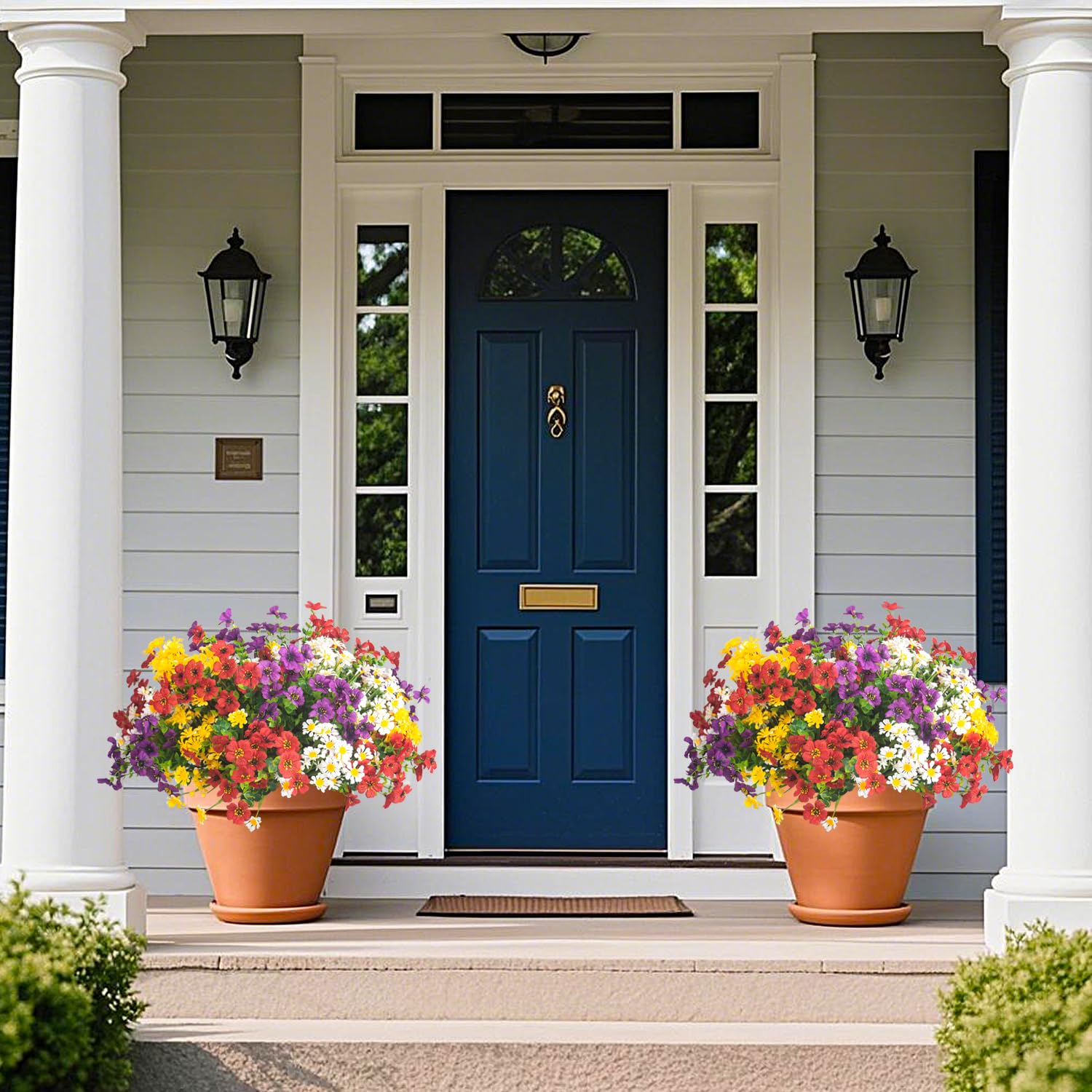 AITISOR arranged in a rectangular window box adding instant curb appeal