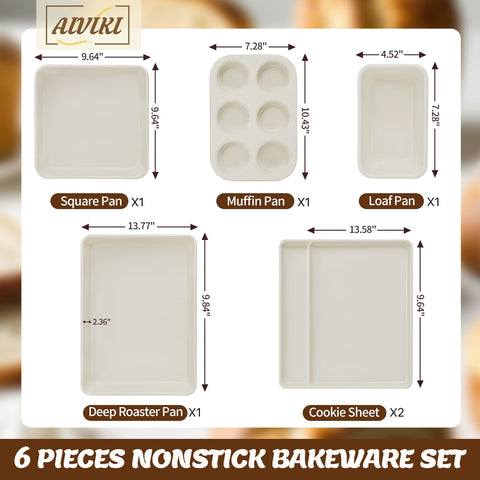 AIVIKI cookie sheet close-up highlighting smooth nonstick surface for easy release