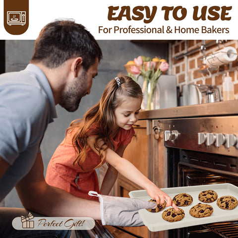 AIVIKI square cake pan with cake inside illustrating clean release and presentation