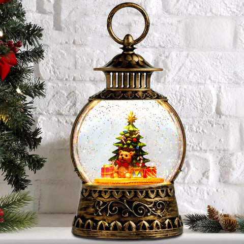 Aixuler front view lantern showing festive glow and vintage charm