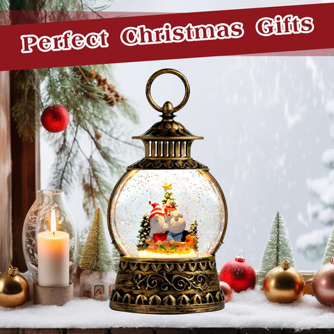 Aixuler globe on mantel in holiday setting creating cozy seasonal atmosphere