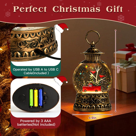Aixuler interior glitter snow effect creating festive motion and ambience