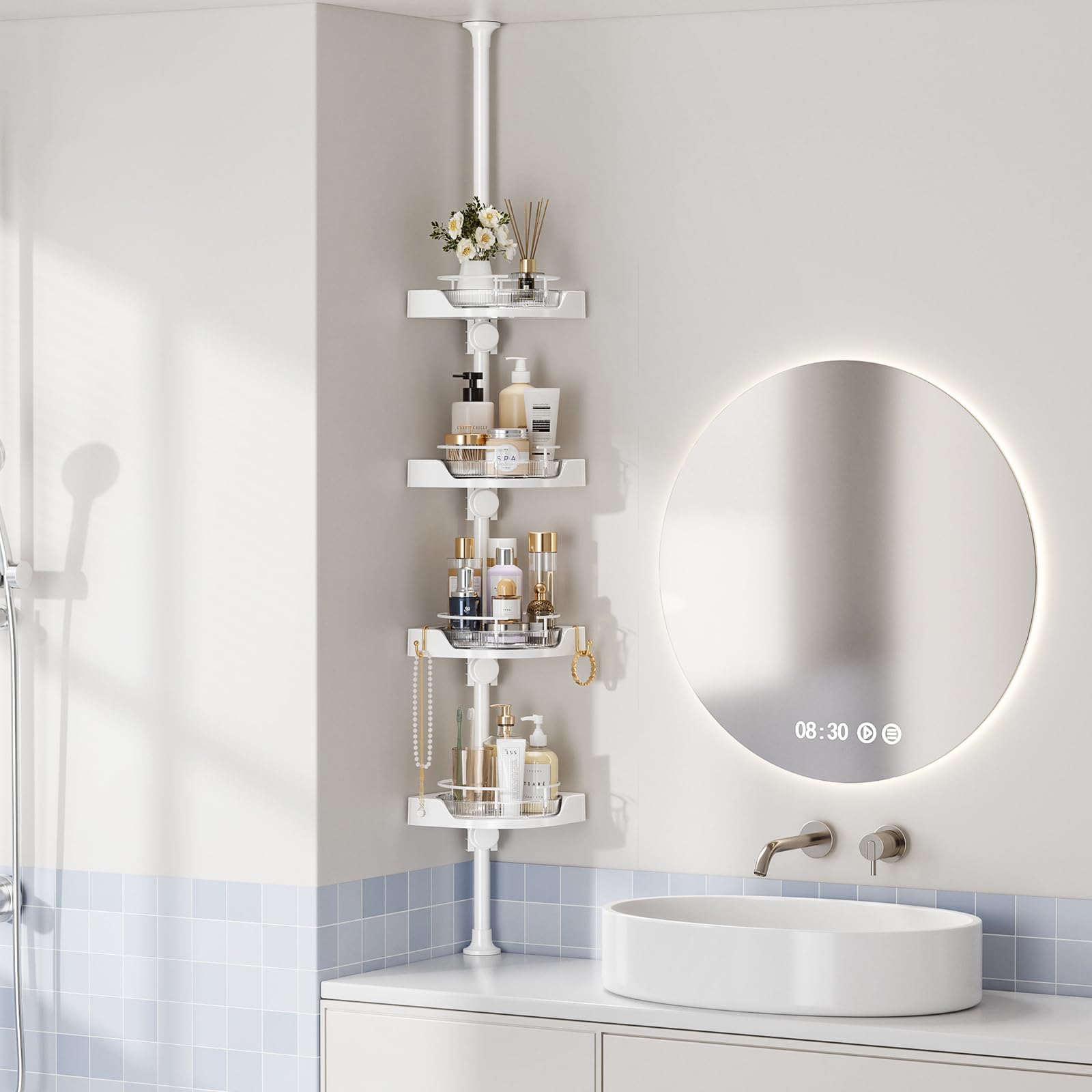 akinbas basket drain hole detail for fast drainage and drier toiletries