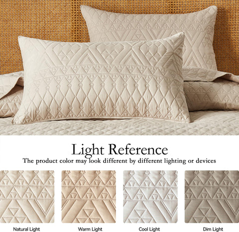 akkialla quilt on king bed lifestyle scene providing cozy modern styling