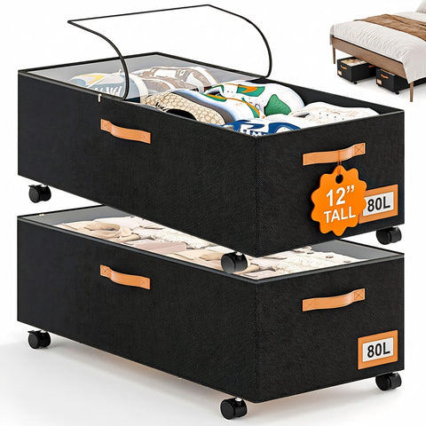 AKODENORA front view showing full bin and benefit of space saving