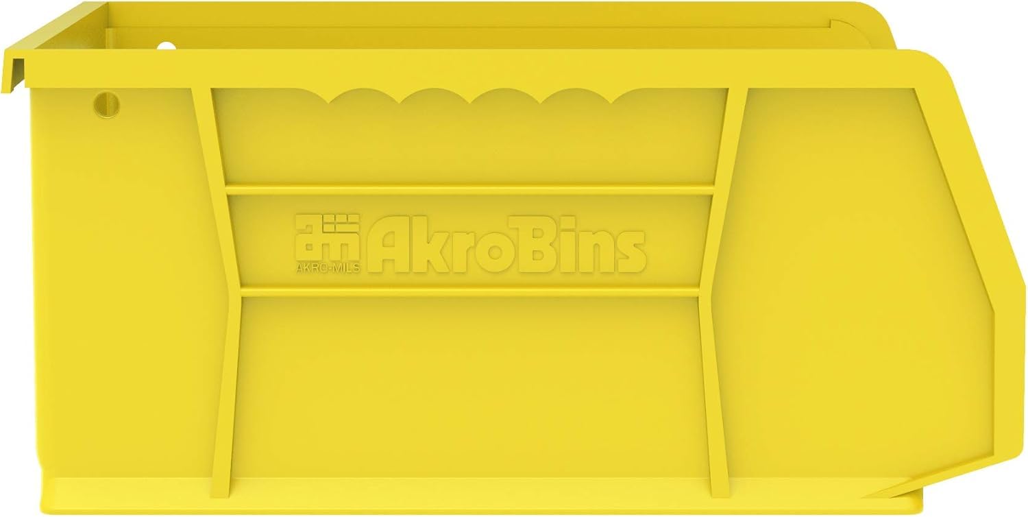 Akro-Mils single bin with adjustable dividers for customized compartment organization