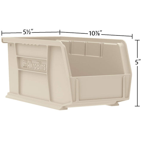 Akro-Mils curved-front close-up for easy retrieval of small parts